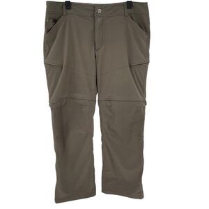 Kuhl Silencr Convertible Zip Off Hiking Pants Outdoors Quick Dry Tan Men 38 x 28